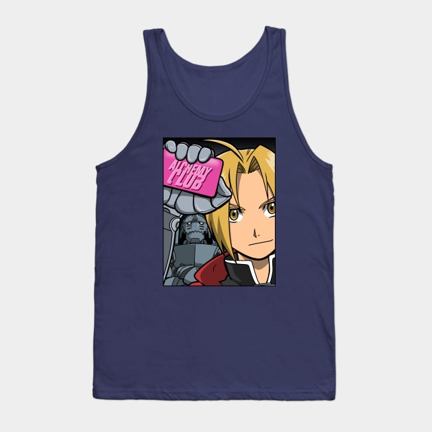 Cool Alchemist Fight Anime Club Parody Mashup Tank Top by BoggsNicolas